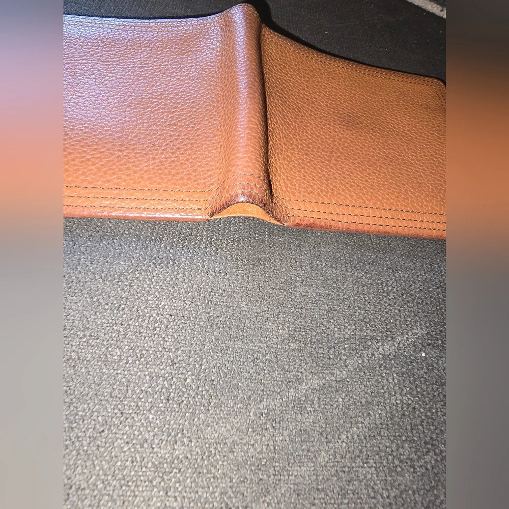 Yves Saint Laurent Tan Leather Card Holder